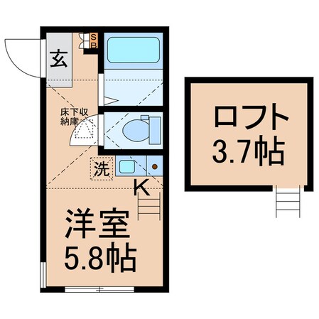 保土ケ谷駅 徒歩9分 1階の物件間取画像